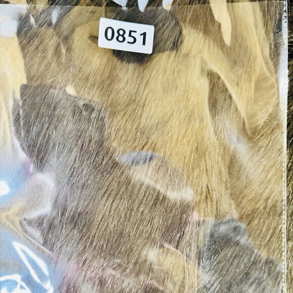 KENAR Faux Fur Sz M Chocolate Brown Hook Eye Closure Vest Luxury Extravaganza - Picture 12 of 12